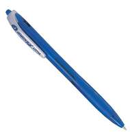 Ручка шариковая Pilot BPRG-10R-EF-L Rex Grip, на масляной основе, автомат, цветной корпус, 0.5мм, синяя