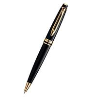 Ручка шариковая Waterman Expert 3, цвет:Black Laque GT, стержень:Mblu