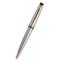 Ручка шариковая Waterman Expert 3, цвет:Stainless Steel GT, стержень:Mblue