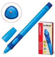 Ручка шариковая Stabilo LeftRight 6328/1-10-41 для правшей, 0,4мм, голубой корпус, синяя
