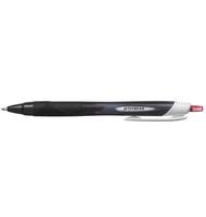 Ручка шариковая Uni Jetstream SXN-150S, 1,0мм, черный цвет корпуса, красн. чернила