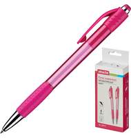 Ручка шариковая Attache Happy, 0,5мм, автомат, розовый корпус, синяя