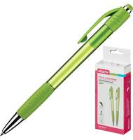 Ручка шариковая Attache Happy, зеленый корпус, цвет чернил-синий