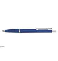 Ручка шариковая Ico Silver, 0,5мм, автомат, синий корпус, синяя
