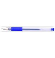 Ручка гелевая Dolce Costo, 0,5мм, прозрачный корпус с резиновым держателем, синяя D00221