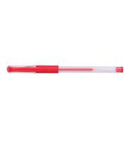 Ручка гелевая Dolce Costo, прозрачный корпус с резиновым держателем, красная, 0,5 мм
