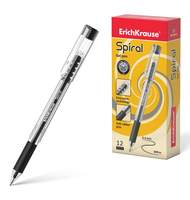 Ручка гелевая ErichKrause Spiral, цвет чернил черный 