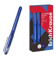 Ручка гелевая ErichKrause G-Glass Stick Original 0.5, цвет чернил синий 