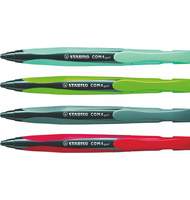 Ручка гелевая Stabilo COM4gel, автомат, 0,5 мм, синий