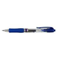 Ручка гелевая Crown AJ5000R, 0,7мм, автомат, с резиновым упором, синяя