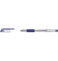 Ручка гелевая G-009, 0,5мм, с резиновым упором, синяя