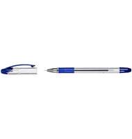 Ручка гелевая G-543, 0,5мм, с резиновым упором, синяя