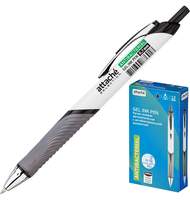 Ручка гелевая Attache Selection, 0,7мм, антибактер, металлический клип, черная