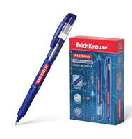 Ручка-роллер ErichKrause Metrix, цвет чернил синий 