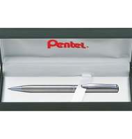 Ручка шариковая Pentel STERLING 810, сталь с хромом, в подар. упак.