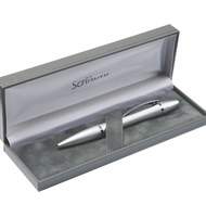 Ручка шариковая Scrinova Premium Lady, нержавеющая сталь, в подар. упак.