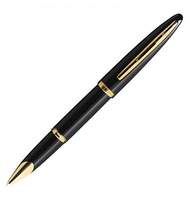 Ручка роллер Waterman Carene (S0700360) Black GT (F) чернила: черный позолота 23К