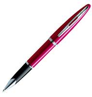 Ручка роллер Waterman Carene (S0839610) Glossy Red Lacquer ST (F) чернила: черный латунь посеребрение/никеле-палладиевое покрытие для защиты от окисления