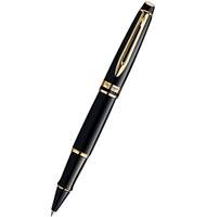 Ручка роллер Waterman Expert 3 (S0951680) Black Laque GT (F) чернила: черный латунь позолота 23К