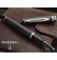 Ручка роллер Waterman Expert 3 (S0951880) Matte Black CT (F) чернила: черный блестящий хром
