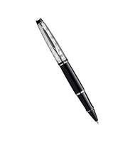 Ручка роллер Waterman Expert 3 (S0952340) Deluxe Black CT (F) чернила: черный латунь блестящий хром