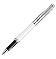 Ручка роллер Waterman Hemisphere Deluxe (S0921290) White CT (F) чернила: черный нержавеющая сталь блестящий хром