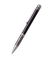 Ручка шариковая Manzoni MARINELLA цвет корпуса: черный картоный футляр
