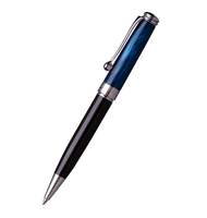 Ручка шариковая Manzoni RIMINI цвет корпуса: син.акрил картоный футляр