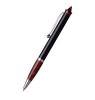 Ручка шариковая Manzoni PARMA цвет корпуса: темный янтарь картоный футляр