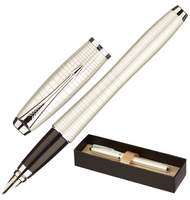 Ручка перьевая Parker Urban Premium F204 (S0911430) Pearl Metal Chiselled (F) латунь перо нержавеющая сталь хром