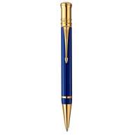 Ручка шариковая Parker Duofold K74 International Historical Colors (1907186) Lapis Lazuli GT (M) чернила: черный латунь/смола (упак.:1шт) позолота