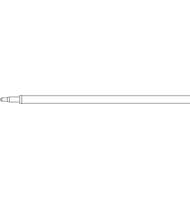 Стержень шариковый для ручки Cello Finer, 131 мм, черный