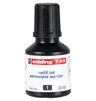 Чернила для маркеров перманент EDDING T25/001, 30мл, черные