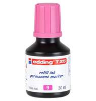 Чернила для маркеров перманент EDDING T25/009, 30мл, розовые