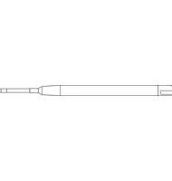 Стержень шариковый для ручек Pentel B460S, B610, B810, B811, 99 мм, черный