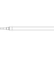 Стержень гелевый для ручки Pilot G2, 110 мм, черный