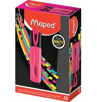 Маркер-выделитель Maped Fluo Peps Classic, розовый