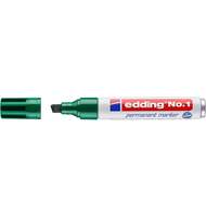 Маркер перманентный EDDING 1/004, 1-5мм, скошенный, зеленый