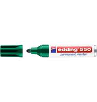 Маркер перманентный EDDING 550/004, 3-4мм, зеленый