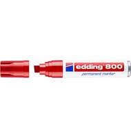 Маркер перманентный EDDING 800/002, 4-12мм, красный