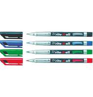Набор ручек маркеров перманентных Stabilo Write-4-all, 0,4 мм, 4 цвета