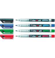 Ручка маркерная перманентный Stabilo Write-4-all, 1 мм, зеленый