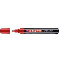 Маркер лак Edding 790/002, 2-4мм, красный