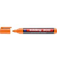 Маркер перманент Edding 300/006, 1,5-3мм, оранжевый