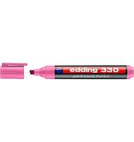 Маркер перманент Edding 330/009, 1-5мм, розовый