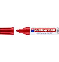 Маркер перманент Edding 500/002, 2-7мм, красный
