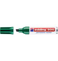 Маркер перманент Edding 500/004, 2-7мм, зеленый