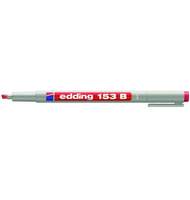 Маркер для пленки EDDING 153 B/002, стираемый, 1-3мм, красный