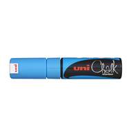 Маркер для окон и стеклянных поверхностей Uni Chalk PWE-8K, 8мм, голубой