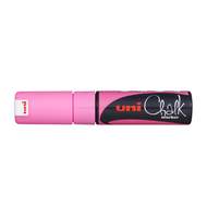 Маркер для окон и стеклянных поверхностей Uni Chalk PWE-8K, 8мм, флуор-розовый